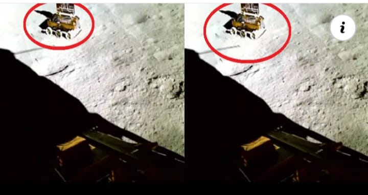 Chandrayaan-3 : चंदा मामा के आंगन में रोवर प्रज्ञान ने किया डांस, ISRO ने…
