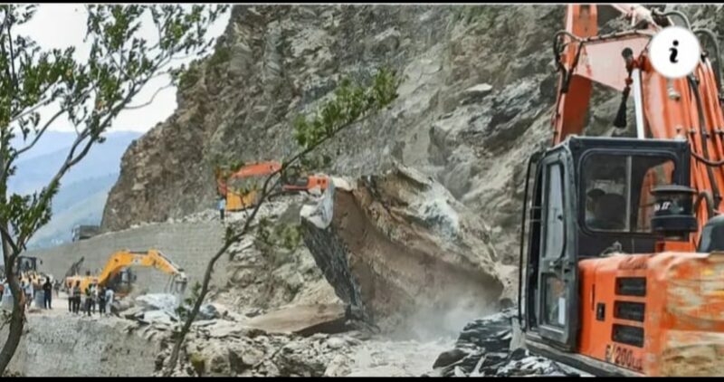 heavy landslide