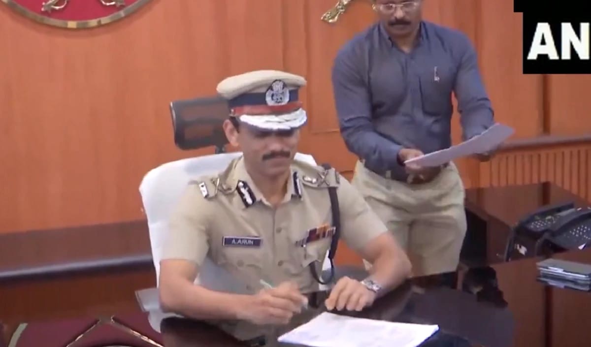 चेन्नई के पुलिस आयुक्त का तबादला, आईपीएस अधिकारी ए अरुण ने सम्भाला कार्यभार