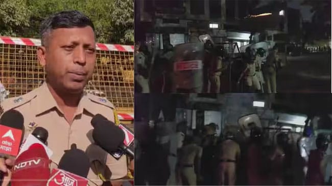 नासिक में अवैध दरगाह पर चला बुलडोजर, पथराव में 31 पुलिसकर्मी घायल, 15 गिरफ्तार