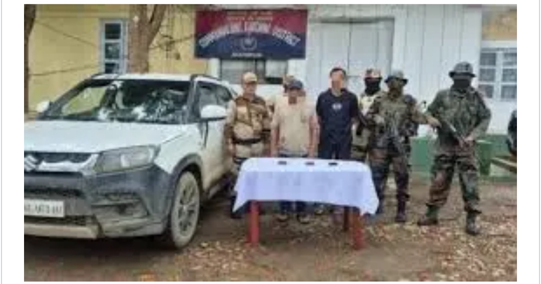 सुरक्षा बलों ने मणिपुर से किए तीन उग्रवादी गिरफ्तार