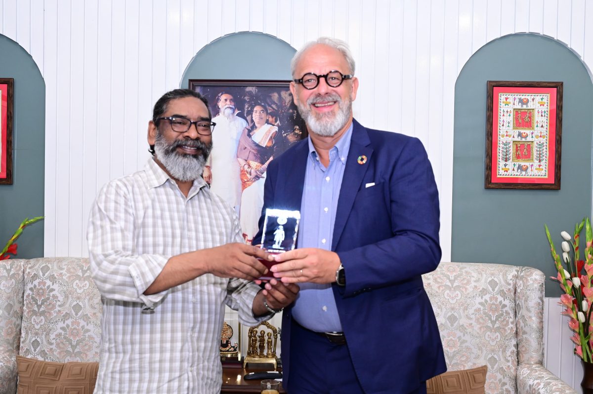 झारखंड में निवेश की सम्भावना तलाशने रांची आए जर्मनी के राजदूत, हेमंत सोरेन से मिले