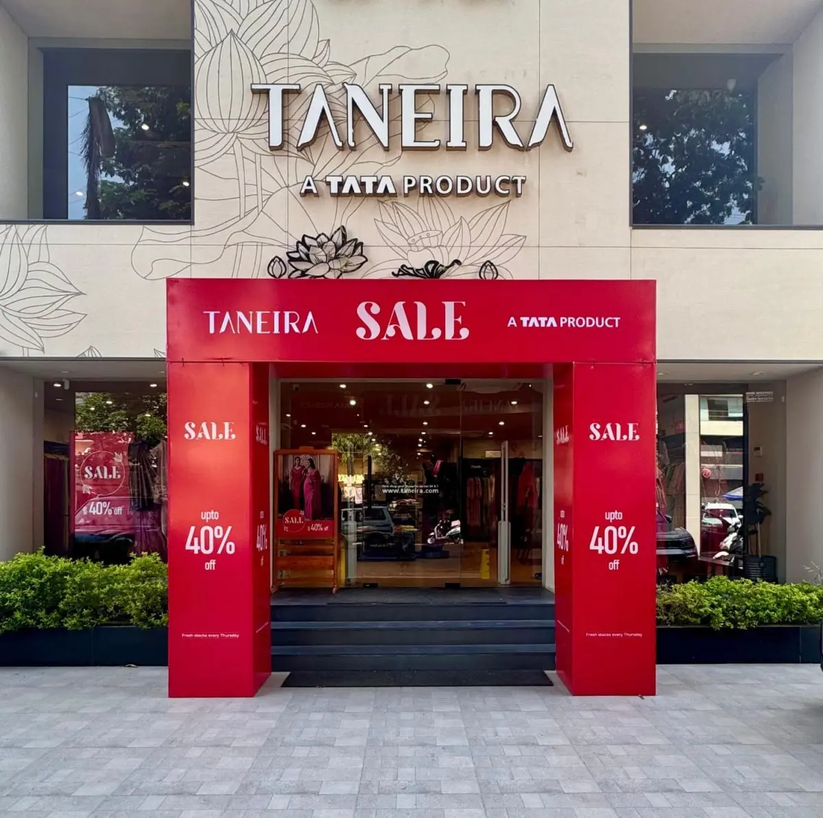 तनाएरा पहली बार साड़ियों पर लेकर आयी 40 फीसदी छूट