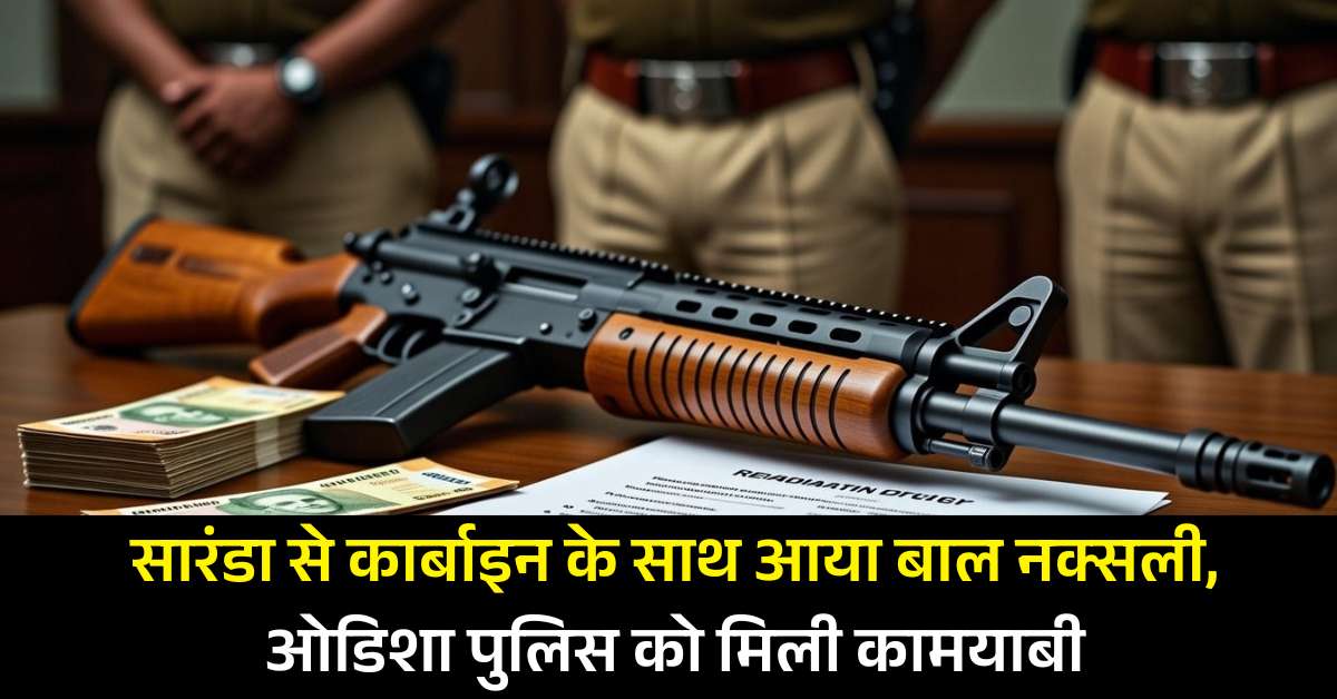 Child Maoist Surrender: सारंडा से कार्बाइन के साथ आया बाल नक्सली, ओडिशा पुलिस को मिली कामयाबी 51 Child Maoist Surrender: सारंडा से कार्बाइन के साथ आया बाल नक्सली, ओडिशा पुलिस को मिली कामयाबी